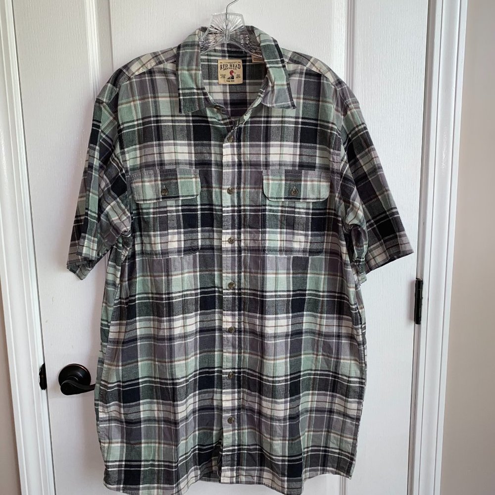 Red Head Brand Co. plaid shirt LT EUC